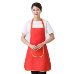 围裙定制logo韩版时尚厨房围腰餐厅工作服订做火锅店围裙印字包邮