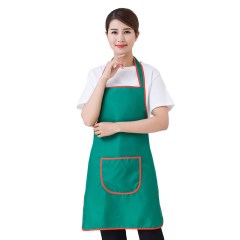 围裙定制logo韩版时尚厨房围腰餐厅工作服订做火锅店围裙印字包邮