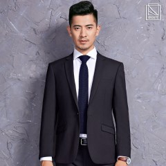 2018春季西装套装男士青年韩版修身西服单扣职业装两件套礼服
