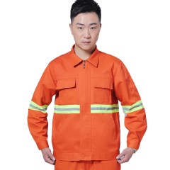 环卫工作服 长袖反光套装男女 保洁施工公路铁路劳保服 定制工装